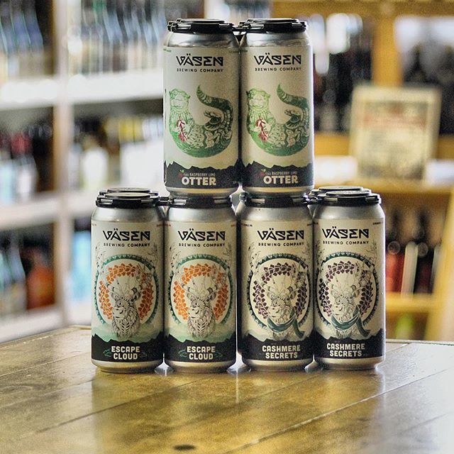 defleswinkel's tweet photo. Let’s all raise a glass and welcome Väsen Brewing to The Wink!
We start out with 3 offerings this week and look forward to many more!
Fresh in the shop:
@vasenbrewing #EscapeCloud IPA, #CashmereSecrets IPA, and #RaspberryLime #OtterGose https://t.co/4XOpQ2p2bp https://t.co/jqJHHz4Hcr