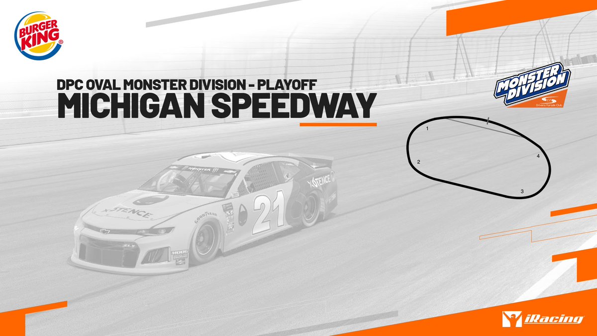 #Simracing ¡RACE DAY!
Comienzan los Playoffs para <a href="/x6tence/">x6tence</a> 

🕹️ <a href="/iRacing/">iRacing</a> 

🏆 <a href="/DriversparadeCb/">Drivers Parade Club</a> Oval Monster Division 

🏎️ @super_punished 

⌚ Esta noche a las 21:30

📺 m.twitch.tv/driversparadec…