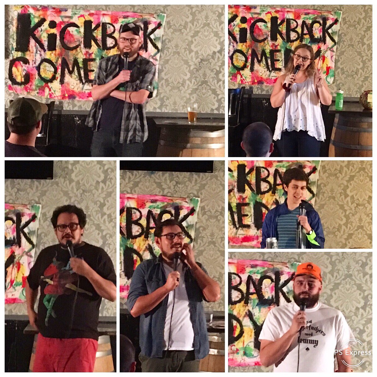 KBCatCTA's tweet photo. Look at these goofs!!! We had a grand ol time over at Call to Arms last night once again!!! Thank you for everyone that came out and saw the new room!!! Hooray for an upgrade! Don’t miss the next show! It is actually on my Birthday and we’re going to go all out!! https://t.co/e6dLkiFBJf
