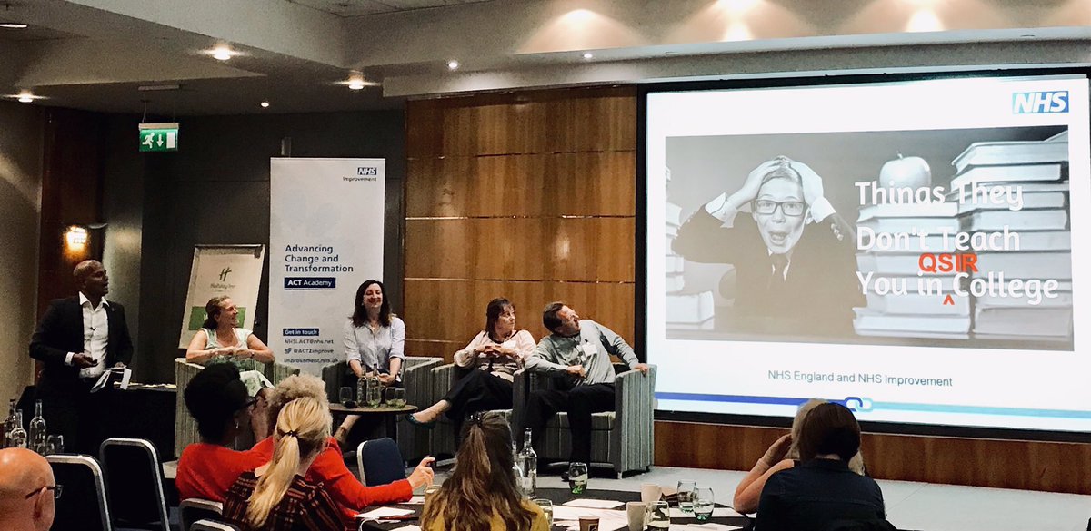 CatherineAberyW's tweet photo. So, so proud of our QSIR faculty today, 2 graduated as College Asociates, well done Tina &amp; Sarah. With 3 teaching Cohort 5, Day 3 - thank you Anita, Kirsty &amp; Viv. I got to go on stage with others to talk about being a QSIR College Associate 😁#QSIR @ACT2improve @DCHFT @tinahynch https://t.co/m76YAZlrbg
