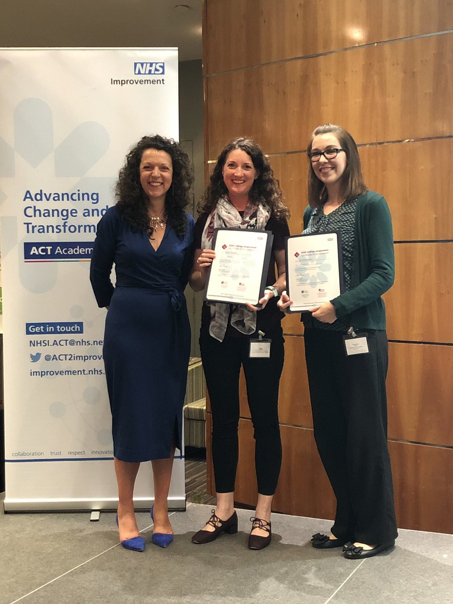CatherineAberyW's tweet photo. So, so proud of our QSIR faculty today, 2 graduated as College Asociates, well done Tina &amp; Sarah. With 3 teaching Cohort 5, Day 3 - thank you Anita, Kirsty &amp; Viv. I got to go on stage with others to talk about being a QSIR College Associate 😁#QSIR @ACT2improve @DCHFT @tinahynch https://t.co/m76YAZlrbg