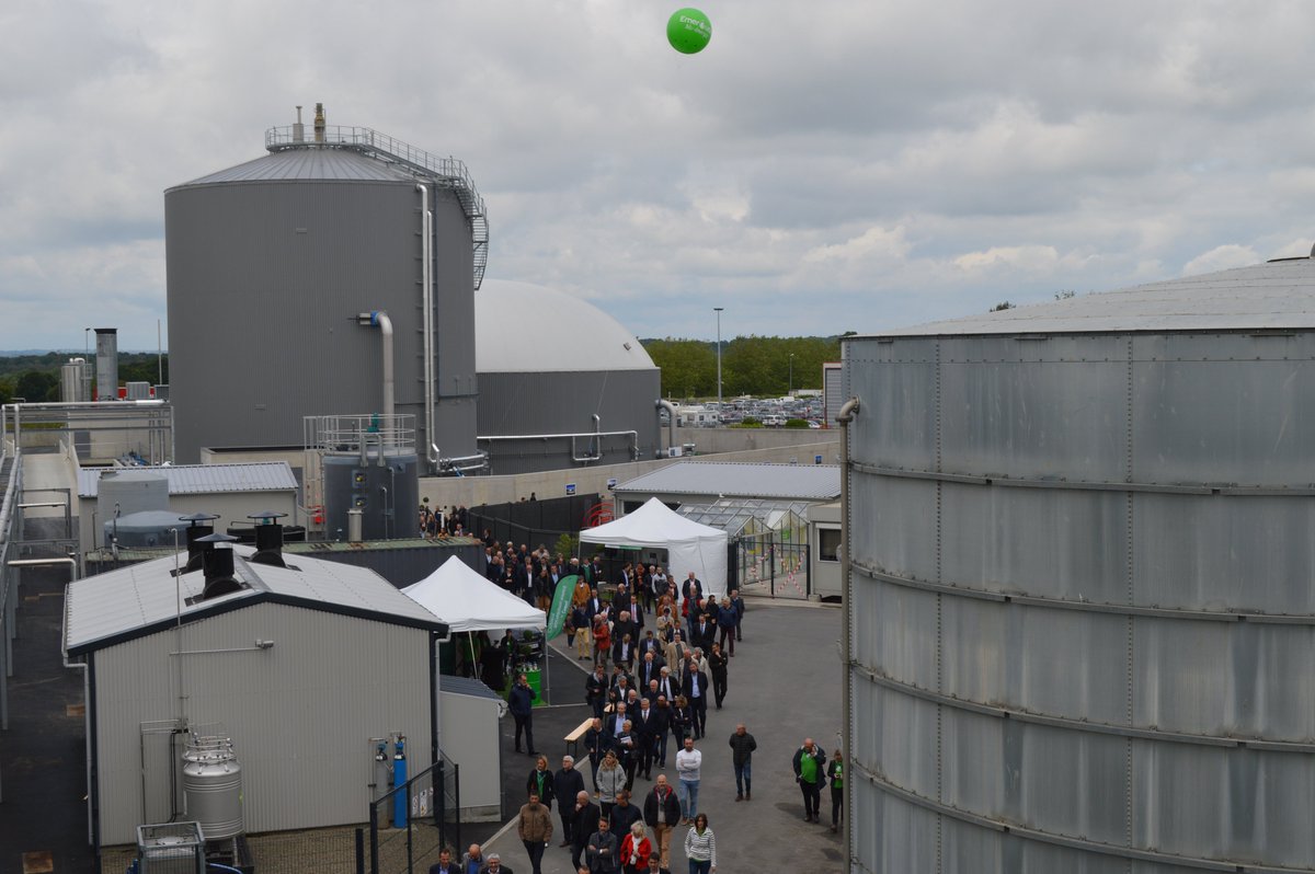 #Cooperl a inauguré #emeraudebioenergie "le plus grand méthaniseur sans épandage d'Europe"  à #Lamballe.