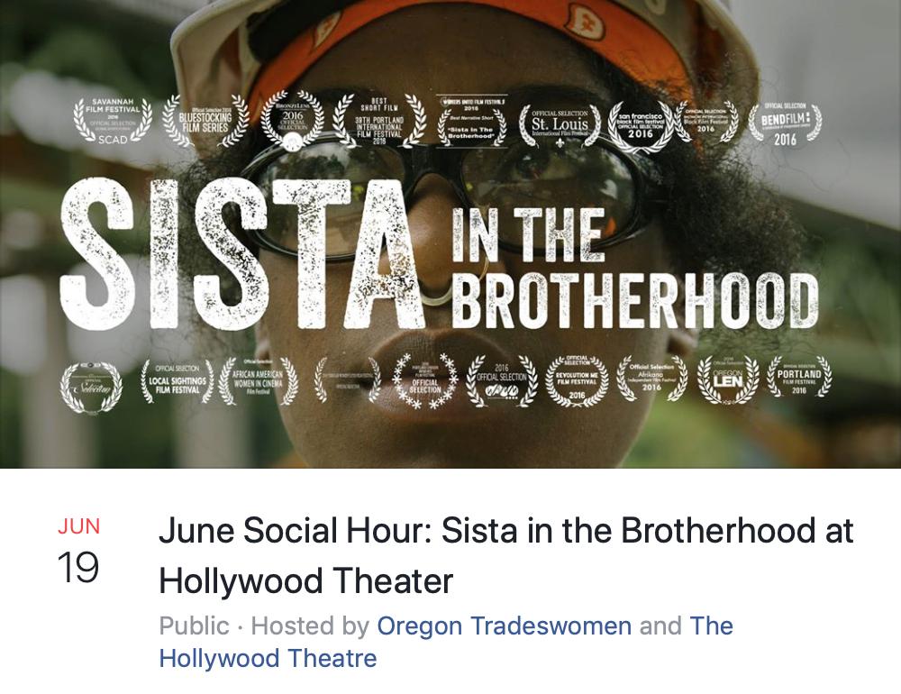 We're screening with <a href="/ORTradeswomen/">Oregon Tradeswomen</a> next week at the <a href="/HollywoodTheatr/">Hollywood Theatre</a> next week. Join director <a href="/dawnamo/">Dawn</a> and producer Roberta Hunte for a Q and A!