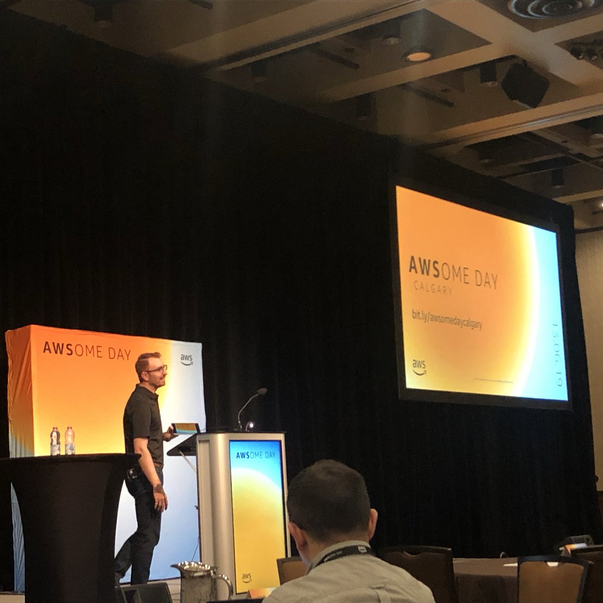 5hel2l2y's tweet image. #AWSomeDay is happening @HyattCalgary time to switch gears to @amazonca facing! 😉 || @awscloud #ContinuingEducation #TechYYC #ProfessionalDevelopment #CloudSolutions