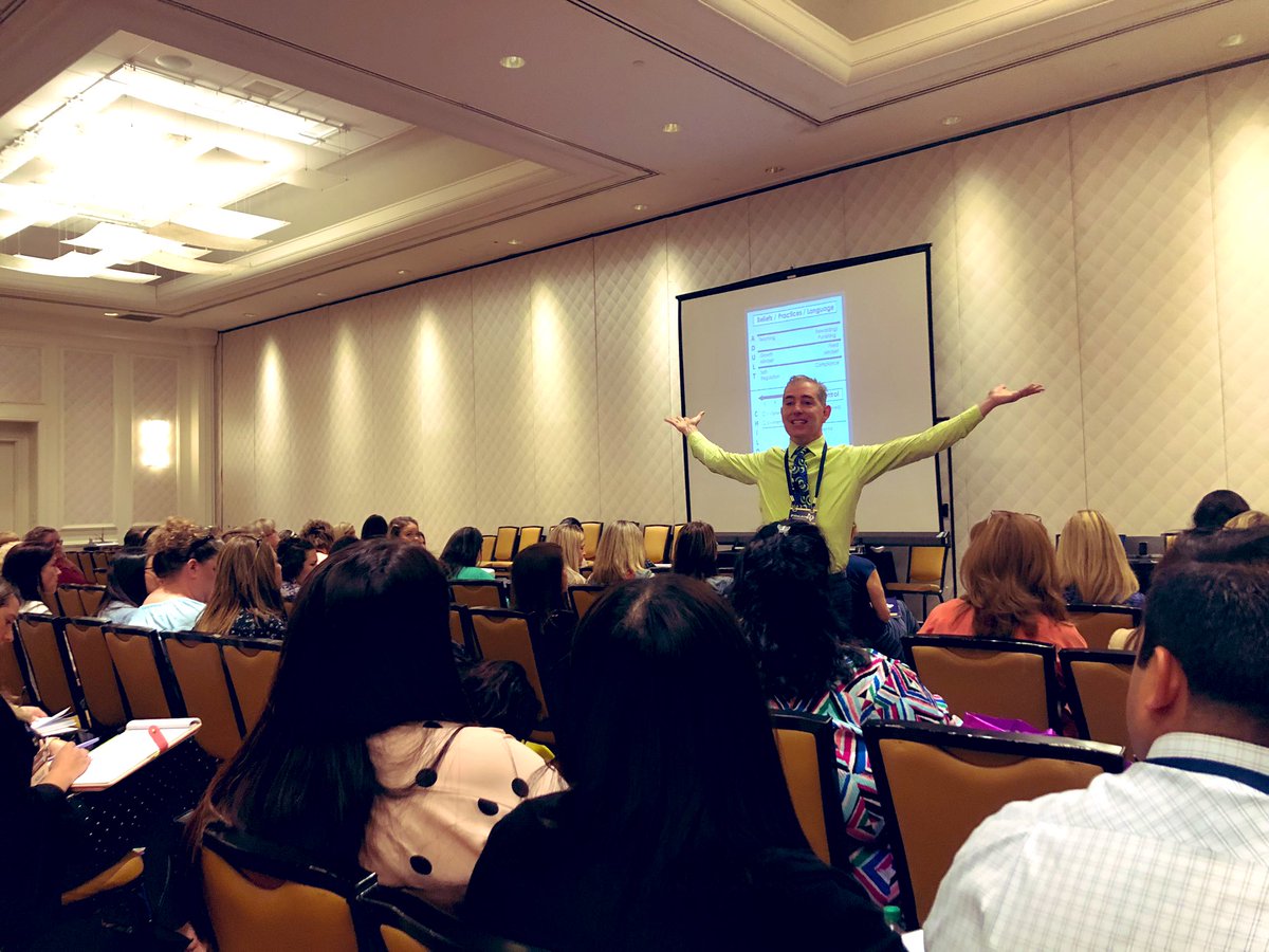 ebeling4u's tweet photo. So many good things to say about this session! “You don’t punish children for skill deficits”, “Don’t create the good kid, bad kid mindset”, “Teach skills and break habits, “We all have gifts. We all have challenges”. #WeLeadTX #ILoveRockwalIISD https://t.co/F7y5Rr9XEC
