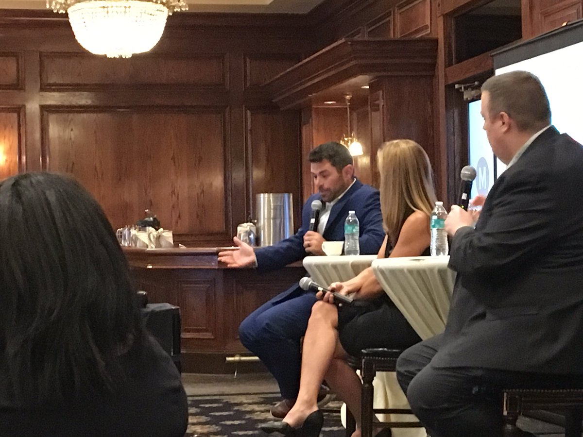 prsageorgia's tweet photo. Excited to hear about the rise of @ATLUTD from Elena Cizmaric @ECizmaricATLUTD and Matt Moore @MMooreATLUTD with moderator Mike Conti, the voice of Atlanta United! Be sure to wish  @MikeConti929 a happy birthday today! #prsageorgia https://t.co/25V6wLIytl