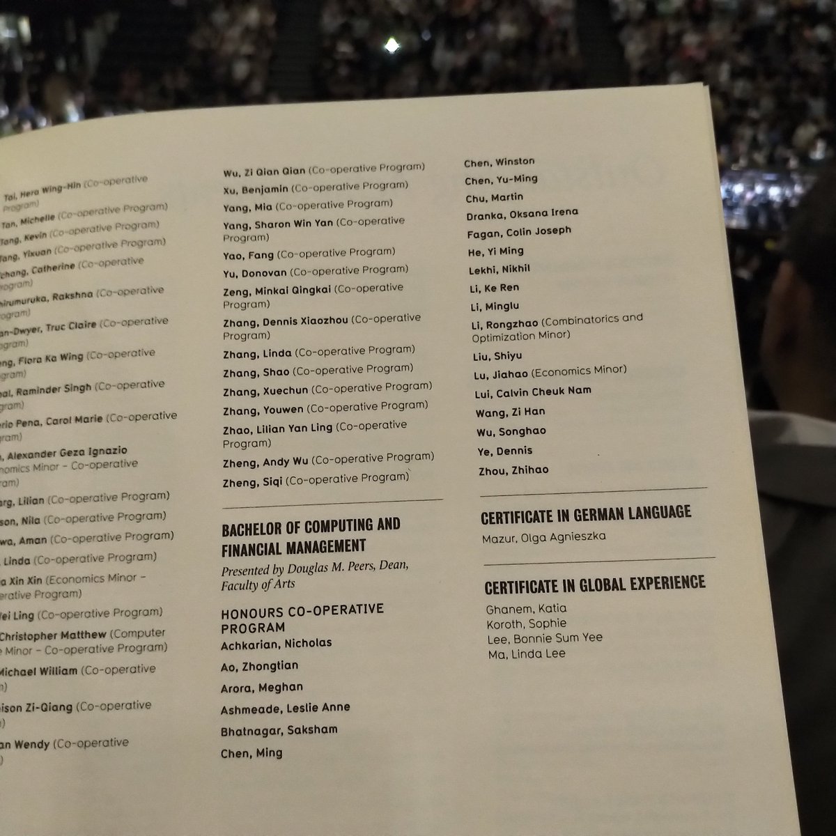Steinny22's tweet photo. "There's no fam, like CFM." Congratulations to our Spring 2019 Computing and Financial Management graduates! We're so proud of you and all of your years of hard work. #waterloograd @WaterlooMath @UWSAFAlumni https://t.co/xmCNdMQEy8