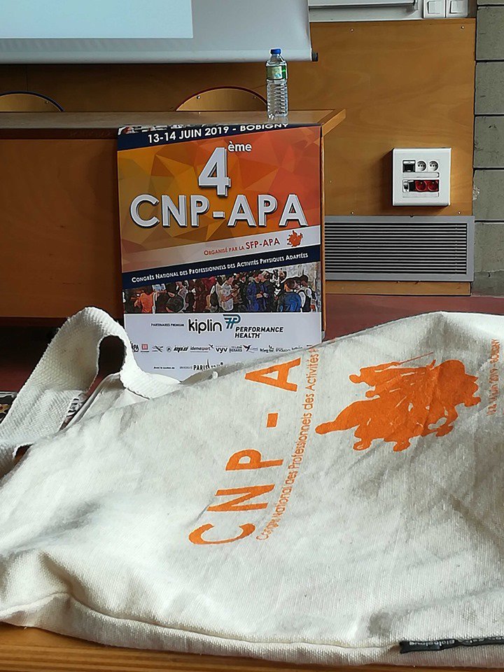 Stimul_Fr's tweet photo. Stimul intervenait aujourd'hui au #CNPAPA2019 L'occasion de présenter ses projets en activité physique adaptée et de passer le message que Stimul recrute des EAPA dans toute la France. Pour candidater https://t.co/PWMK7qTuco Encore merci à @SFP_APA pour l'organisation ! https://t.co/vYXn2DOcTq