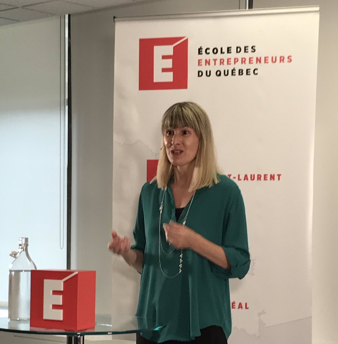 J’avais peur de mon ombre et j’ai démarré une entreprise. C’est possible... - Geneviève Gagnon fondatrice de @FourmiBio #ÉEQ #Entrepreneur #GrandeConference