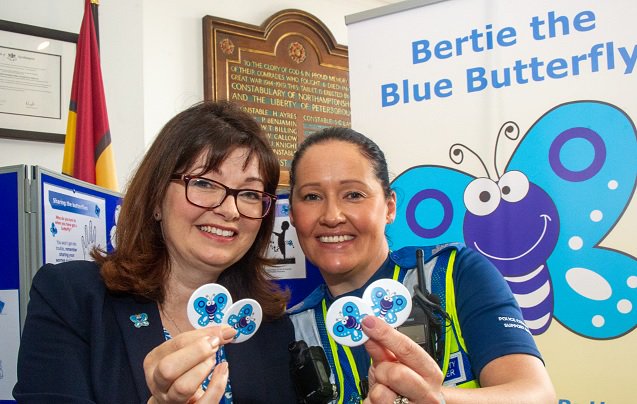 Today was the official launch of the #BlueButterfly project, the innovative scheme proven to engage children &amp; help protect them from harm #VoiceOfThechild ow.ly/O9Cz50uDnmG