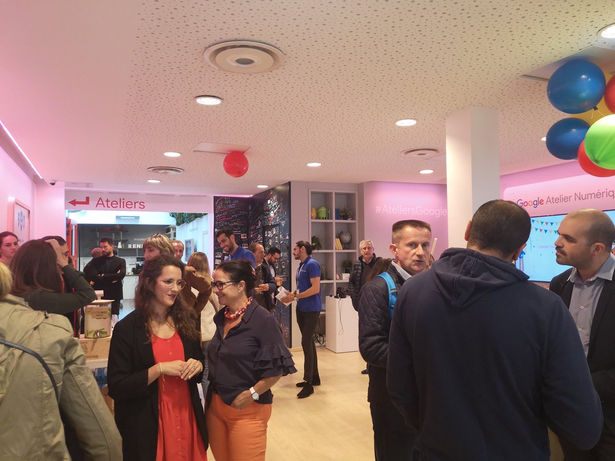 Les ateliers #Google fêtes leurs 1 an à #Rennes !! 🎉🎉