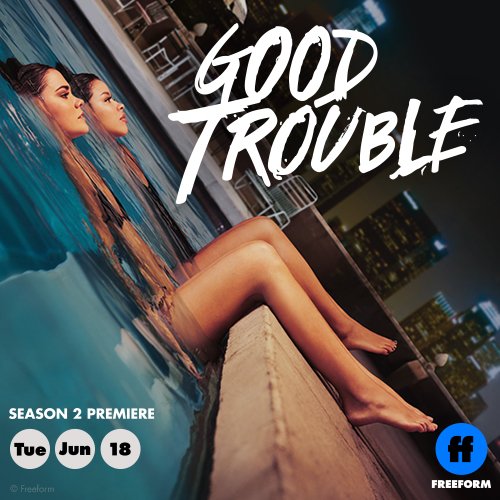 Come get in some #GoodTrouble with us today starting at 4pm. One free #TroubleMaker or #Coterie complements of <a href="/GoodTrouble/">Good Trouble</a> <a href="/FreeformTV/">Freeform</a>. Catch #GoodTrouble Season 2 Premium on June 18th 8/7c!