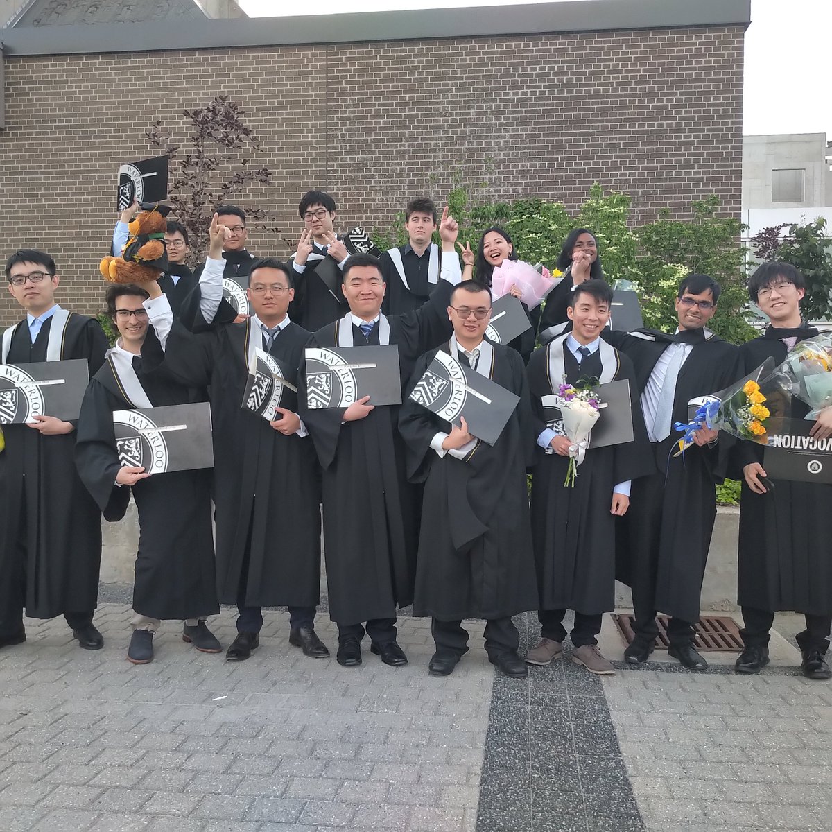 Steinny22's tweet photo. "There's no fam, like CFM." Congratulations to our Spring 2019 Computing and Financial Management graduates! We're so proud of you and all of your years of hard work. #waterloograd @WaterlooMath @UWSAFAlumni https://t.co/xmCNdMQEy8