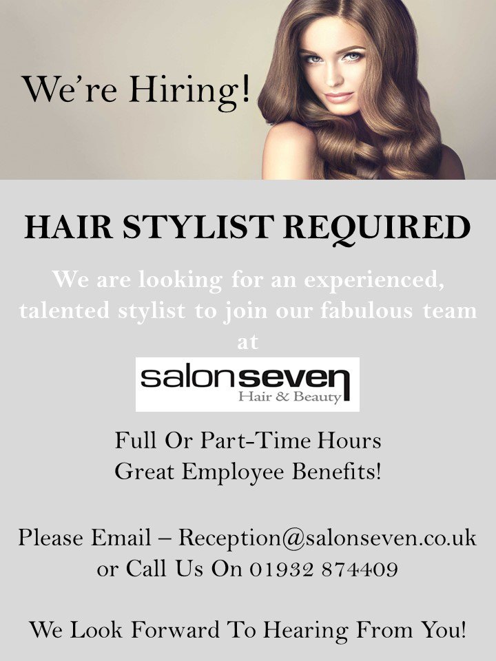 We're looking for a new stylist! Are you looking for a new working place ? or know someone who might be interested? Then give us a shout ! :)
