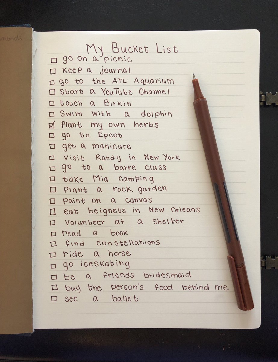 Baileyroseh's tweet photo. @blairwalnuts you inspired me to write my own Bucket List!! 💕 https://t.co/jTFXRep5Xs
