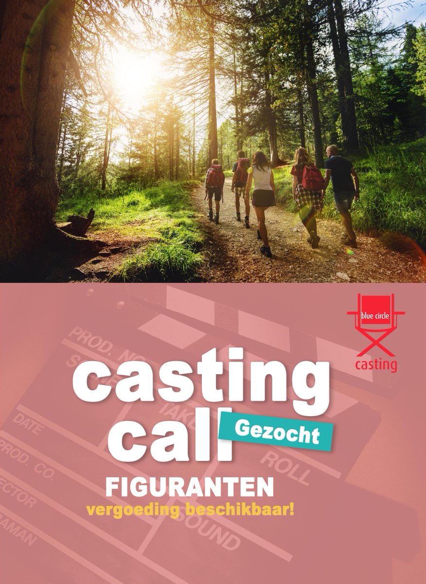 We zoeken weer figuranten! De opnames vinden plaats in Bunnik en er is een vergoeding van 25,- euro beschikbaar. Voor 18, 19 en 23 juni zoeken we mensen! Kijk snel op bluecirclecasting.nl/programma/het-… of stuur ons een bericht! #figurant #casting #castingcall #figuratie #bluecircle