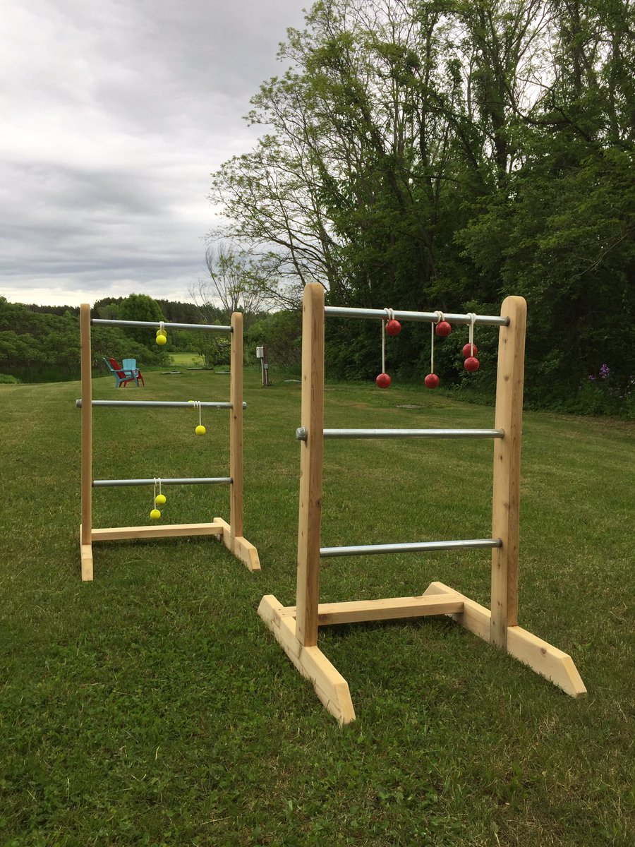 lawlor_tech's tweet photo. Student just finished his deluxe #laddergolf game @DaveSmithYouth . It’s a thing of beauty featuring nice joinery.  They don’t get much nicer than this! @McHughEduCentre https://t.co/wb9WAnuiHu