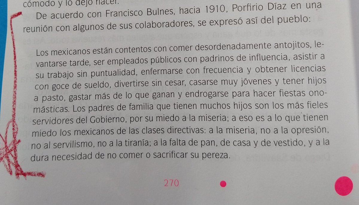 CocodriloAcosta's tweet photo. Terminé de leer #MexicoBizarro Vol.1, gran libro donde me encontré con esta enorme reflexión de @DonPorfirioDiaz
Que triste que a más de 100 años siga tan vigente.
Gracias @juliopatan09 @arr1910
#ElLibroQueSigue #RetoLector https://t.co/ksuCQYjKt8
