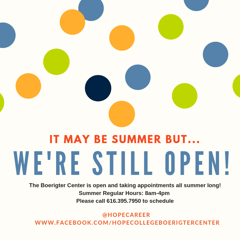 HopeCareer's tweet photo. Get ahead for fall and schedule with us over the summer! https://t.co/ayWEFYSTZv