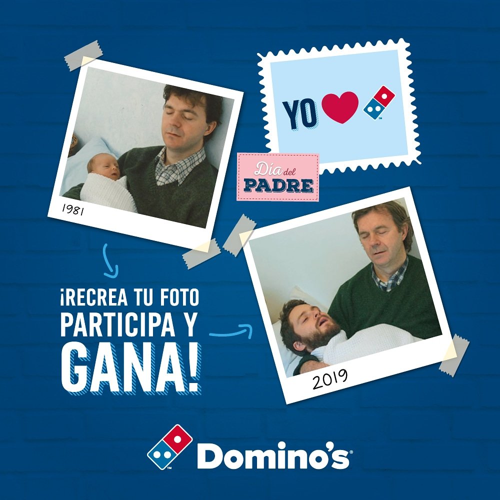 DominosPanama's tweet photo. Gana 2 Pizzas familiares + Papotas + 1 litro de soda 🧔🍕🎉 Sigue las instrucciones y participa
-Publica en tu Twitter replicando una foto con tu papá, utilizando #DomiPapa

- Tu cuenta debe ser pública 

-3 ganadores por red social

 - Ganadores se eligen entre los participantes https://t.co/zYwLn1FxLG