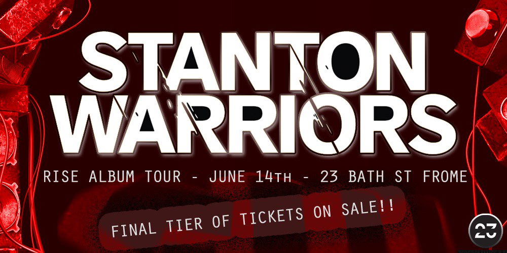 ⚠️LESS THAN 40 TICKETS LEFT FOR TOMORROWS GIG WITH @StantonWarriors ⚠️ Last few remaining tickets on sale here: skiddle.com/e/13529988