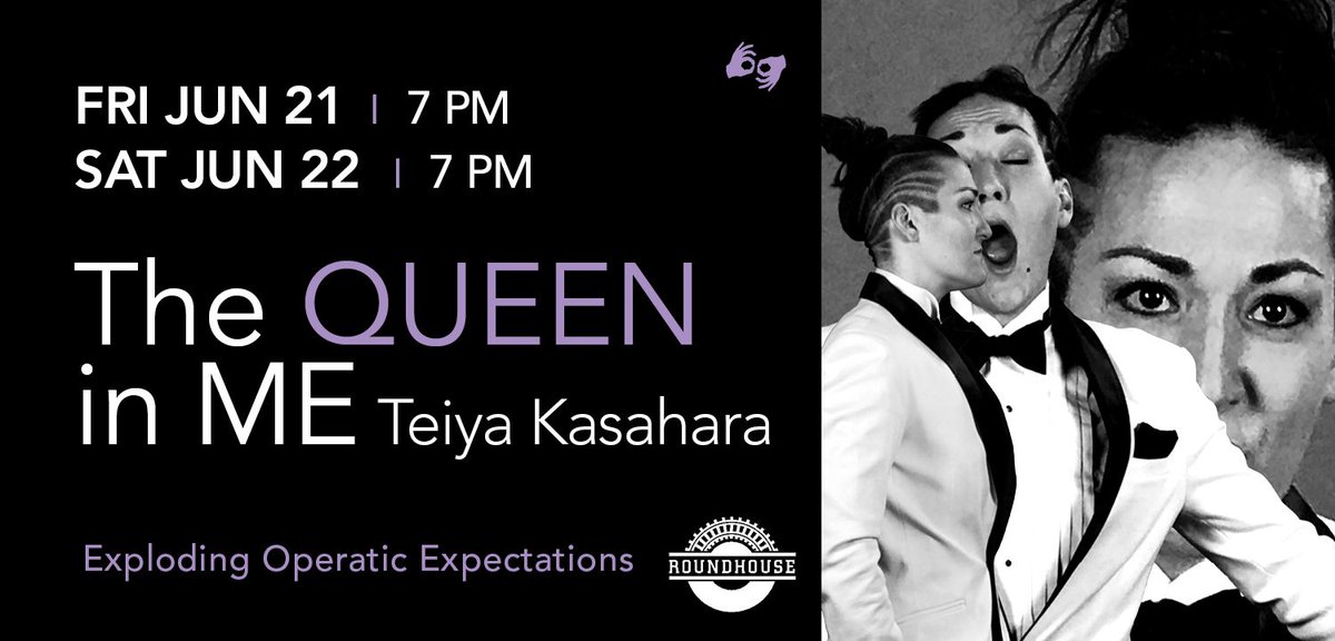 megamouthmedia's tweet photo. You don't want to miss @TeiyaKasahara's #TheQueenInMe June 21-22nd in #Vancouver This show at the @QueerArtsFestival #AmplifiedOpera is going to be amazing! Get your tickets at the link! #ILoveGayArts https://t.co/mdnaViAK3X https://t.co/W4zAqy8kEq