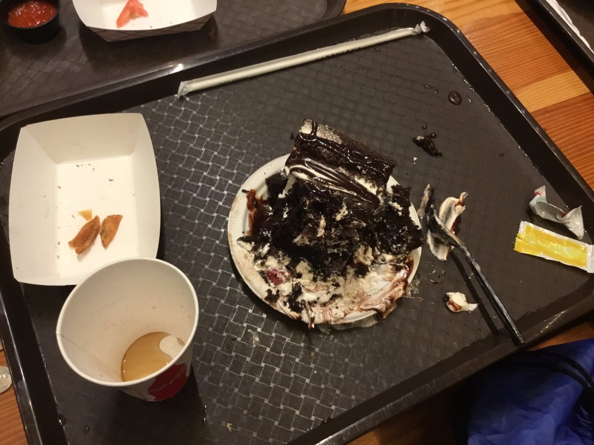SDMS_NJHS's tweet photo. Very eventful day so far!
Eating lunch.
Yes that is James' cake!
It is already half gone. https://t.co/BgYSlfqCPP