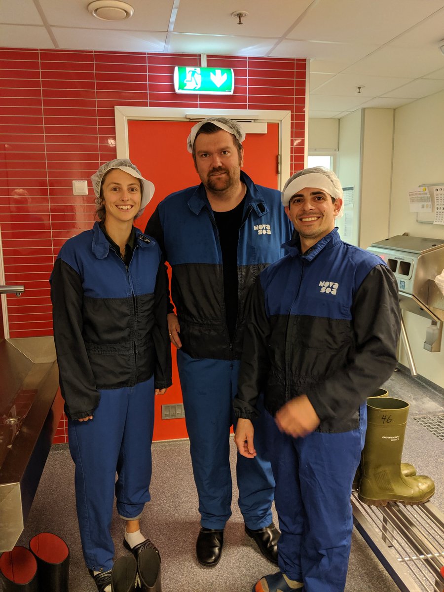 Manolinaqua's tweet photo. Tusen takk for dag #NovaSea. Great to finally get to tour the #facilities and see the #beautiful island of #Lovund.
#LaksOfLove #aquaculture #SoftwareAndSalmon #benefishal https://t.co/m9bTavaqGt