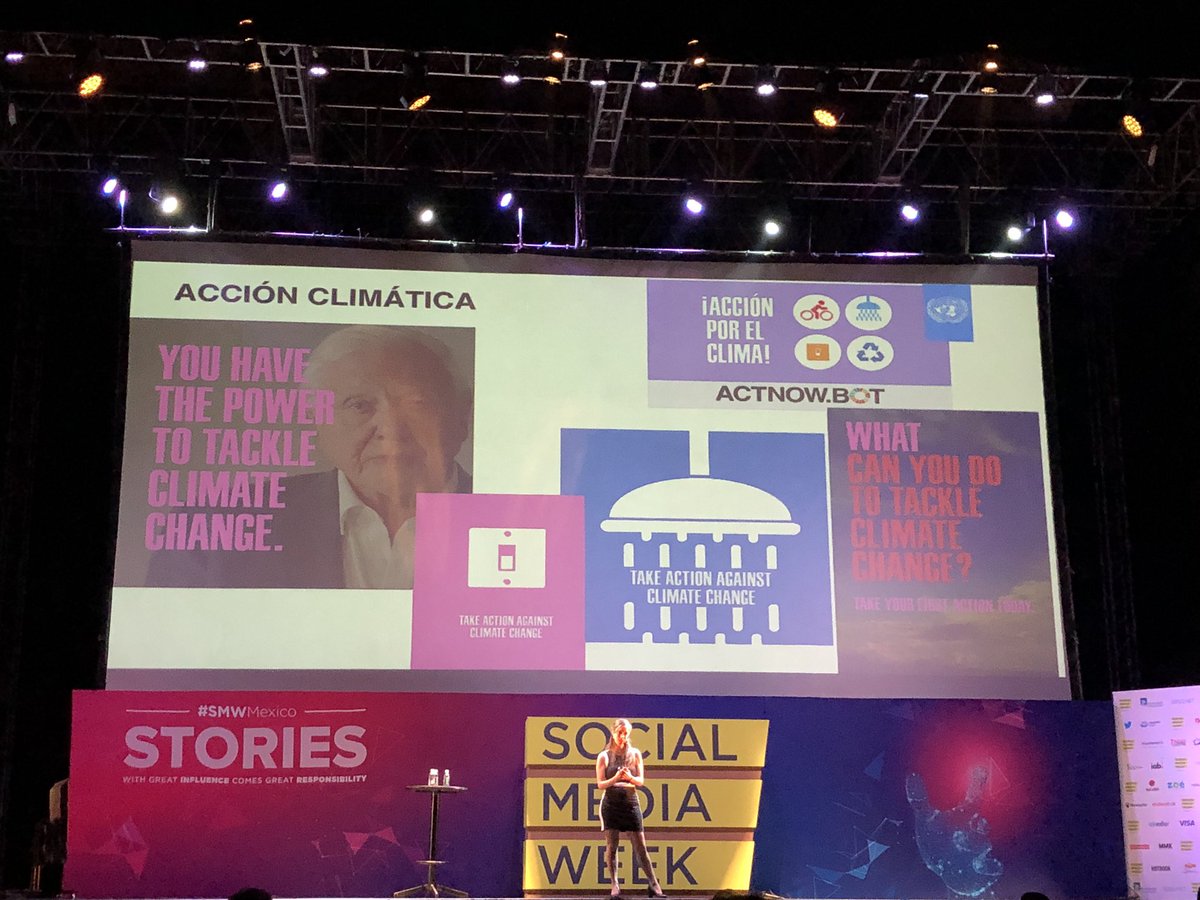 TimeOutMexico's tweet photo. Último día en el @SMWMexico  con @giselduca de @ONU_es. #SMWMéxico. 📲 https://t.co/F64ILhaSa0