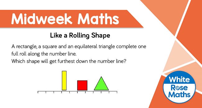 WRMathsSec's tweet image. #MidweekMaths recap! What questions will your students ask when you show them this problem? What do you need to know about the dimensions of the shapes? What other shapes could you use? 
#SecondaryMaths #MixedAttainment #MathsChat