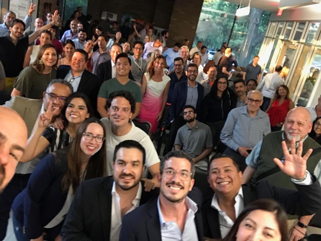 3dThea's tweet photo. What a terrific night thank you to all the entrepreneurs, investors and friends that joined us. 
#TechRanch 
#ConsuladoGeneraldeMéxicoenAustin #GreenHug #KetoTrace #Biokaab #Eosis  #IncMTY #Mexico #Entrepreneurs #Austin #AI #ComputerVision #startups  #investors https://t.co/DsdSzWooWG