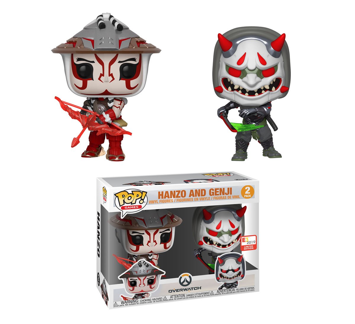 OriginalFunko's tweet photo. RT &amp; follow @OriginalFunko for a chance to WIN an #E32019 exclusive #Overwatch Hanzo and Genji Pop! 2-Pack. https://t.co/hRJMv8mYlb