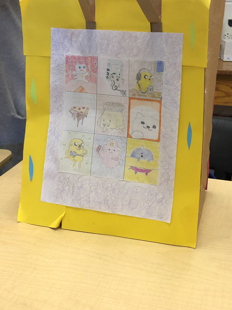 PHWorldLanguage's tweet image. German 3 students present their Ich... in einer Tüte projects