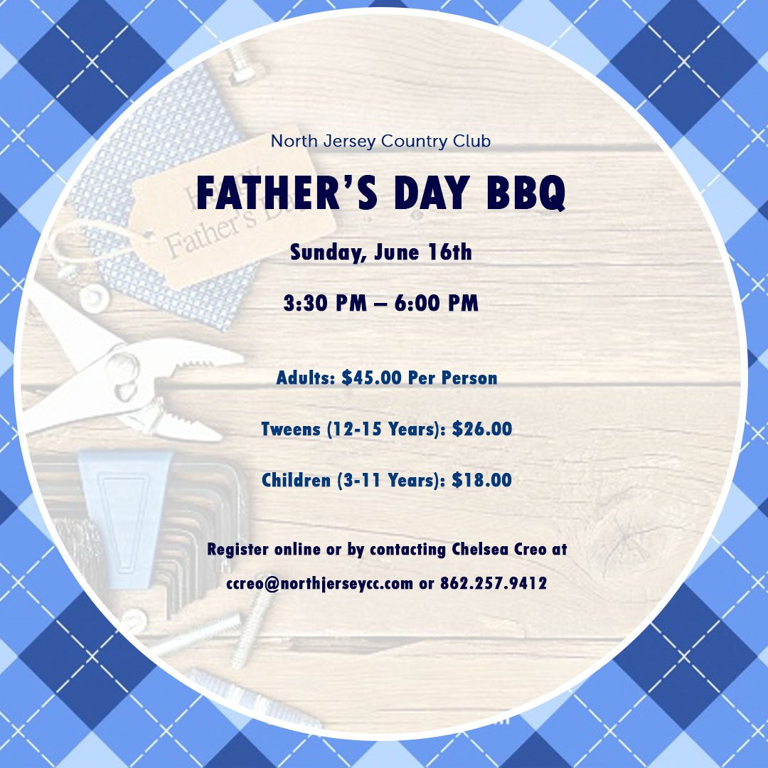 Surprise your #Father or Husband with a reservation to the #FathersDay #BBQ with us! 🌭🍻 We hope to see you soon! 😄