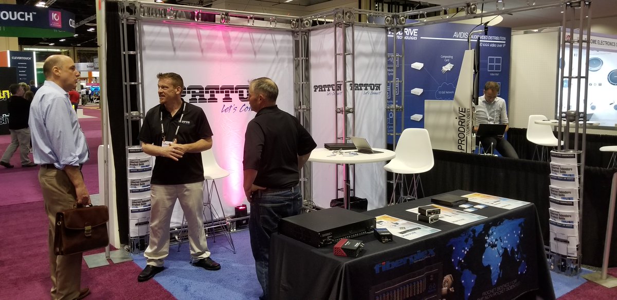 pattonconnect's tweet photo. Got a DSP? Visit @Patton at booth 4257 to find out how you can connect your DSP network to Skype for Business. #infocomm19 #infocomm #infocomm2019 #FiberPlex #PATTON https://t.co/NL0FO1KOQe