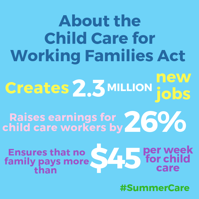 ChildCareAware's tweet photo. The Child Care for Working Families Act makes child care more affordable by ensuring no working family must sacrifice work, or well-being, to care for their child. It's affordable, flexible, and includes full-day #SummerCare options. #ChildCare4All https://t.co/XvIfaax8oL https://t.co/yp7m1rphCG