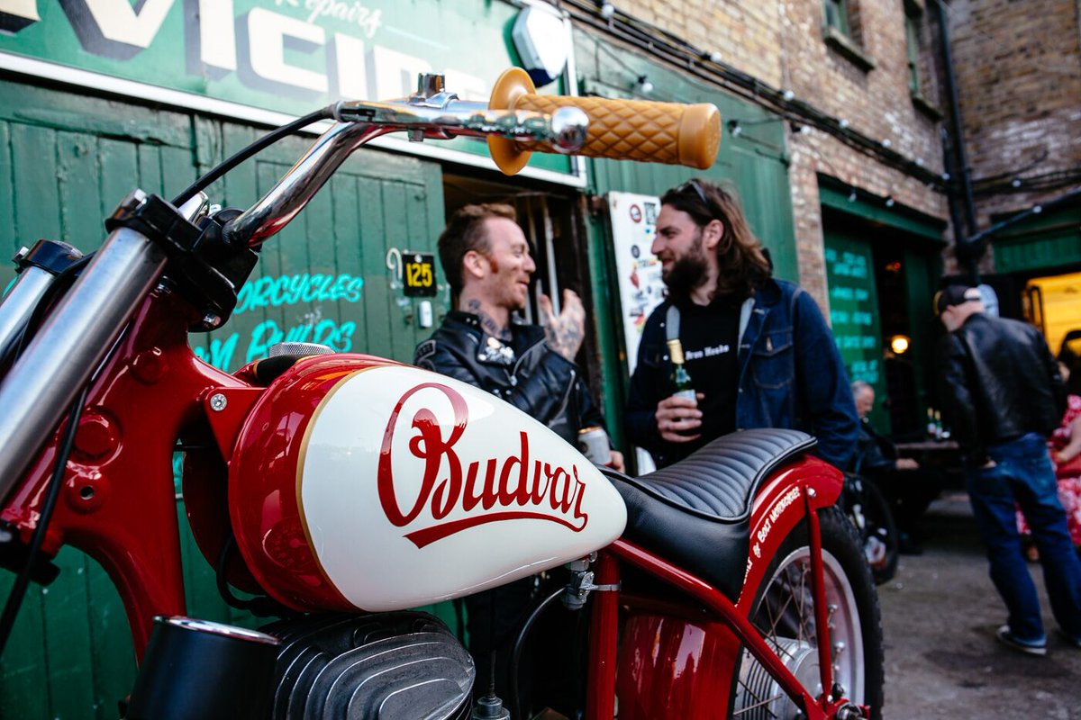 Throwback to this time last year when <a href="/BOLTmotorcycles/">BOLT london</a> unveiled our Budvar Bike to the world. To see how our bike was made and how it fared on a road trip to our brewery click czechstories.com/budvar-bike/