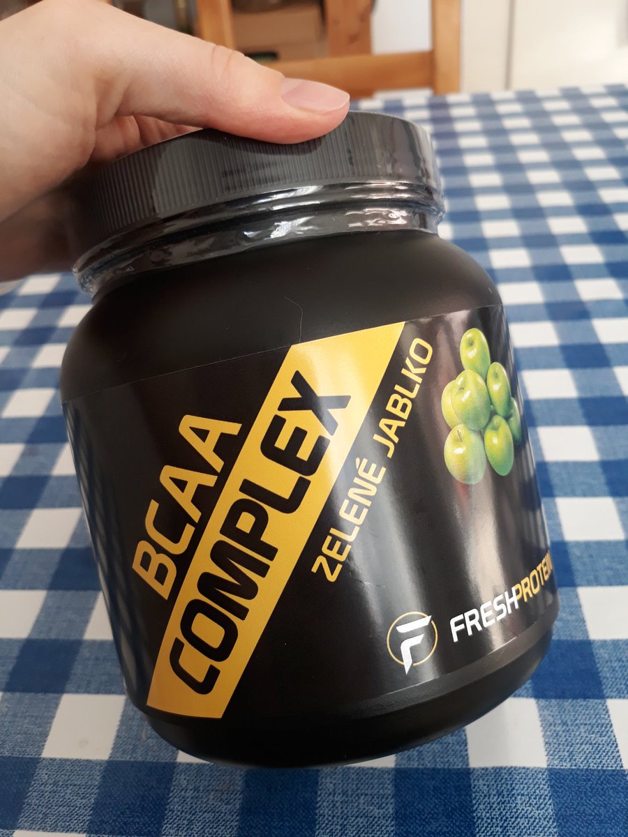 Misschien93's tweet photo. Sice jim to trvalo 11 dní, ale už mám svá vlastní BCAA. #freshkruhac #freshprotein https://t.co/s6QLVaHvtI
