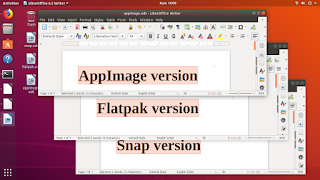 Comparing @libreoffice download sizes, #AppImage wins by a factor of two: <a href="/snapcraftio/">Snapcraft</a> 543 MB, <a href="/FlatpakApps/">Flatpak</a> 519 MB, <a href="/appimages/">AppImage</a> 248 MB. ubuntubuzz.com/2019/06/compar…