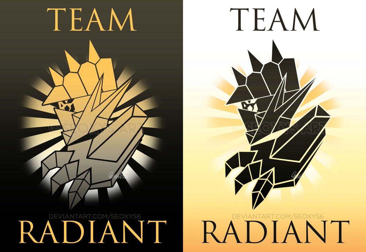 seosaur's tweet photo. Here's the second most asked team: Team Radiant with Necrozma! I couldn't choose which version I liked the best, so here are both D:<

Get yours on cool merch in my shop :>
https://t.co/7ZRbcKqDZ6 
(on sale the first 72hrs!)

#Necrozma #pokemonGO #TeamRadiant #DigitalArt https://t.co/0R38SqyQ9p