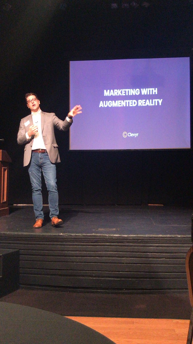 VallianceBank's tweet photo. Spending lunch with @amaokc learning all about marketing with augmented reality from @clevyr! #ar #amaokc https://t.co/da0YKtPT8f