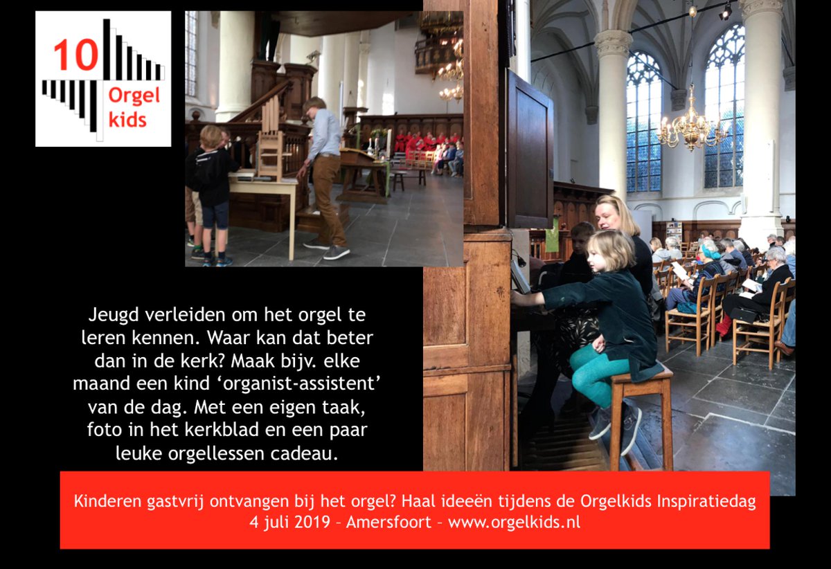 Hoe kom je aan nieuwe organisten in je kerk? Gewoon zelf opkweken! Inspireer de jeugd en wees gastvrij aan de klavieren. Deze en nog veel meer tips delen we op 4 juli tijdens de Orgelkids Inspiratiedag. Meld je aan orgelkids.nl/orgelkids-insp…