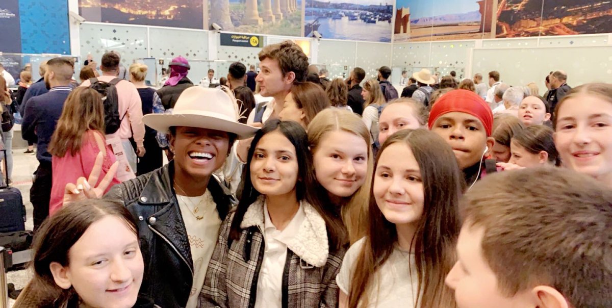 Lealands High School Physical Education and Sport (@lealandspe) on Twitter photo What a way to end the week in Morocco bumping into <a href="/FleurEast/">FLEUR EAST</a>. Thank you for the photo and congratulations on your wedding. #starstruckstudents What a way to end the week in Morocco bumping into <a href="/FleurEast/">FLEUR EAST</a>. Thank you for the photo and congratulations on your wedding. #starstruckstudents