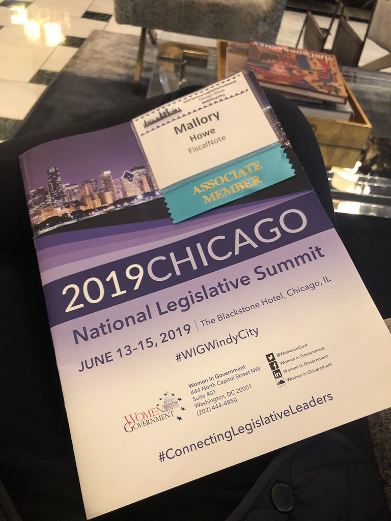 MHowe22's tweet image. Excited to represent @FiscalNote at #WIGWindyCity for the next few days!