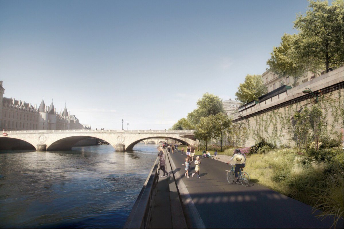 Celia_Blauel's tweet photo. Paris se transforme pour être à la hauteur des défis du 21e siècle! + de nature, - de béton sur 4 places emblématiques de la Capitale. 》》 l'Itw d'@Anne_Hidalgo https://t.co/pFB8TbbVtP #TransitionEcologique #climat 🍃🌳 https://t.co/b6Wc3L8ZQ7