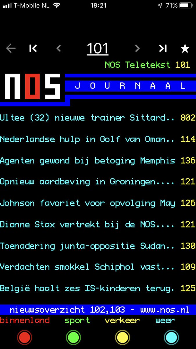 Plien112's tweet photo. Maar maar maar. Zelfs de hoofdpagina van @Teletekst wordt behaald!! #Wereldnieuws @FortunaSittard @sjorsultee #Trainert https://t.co/a9eAUAr8eN