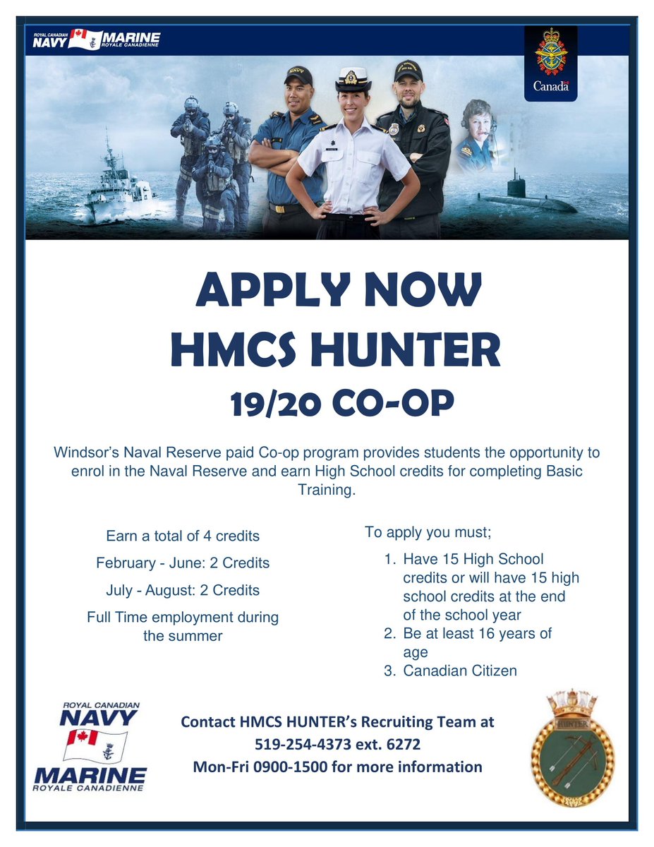 Western1970's tweet photo. Interested in a co-op placement with the navy?  Take a look at this! https://t.co/fI4rBoRQCT