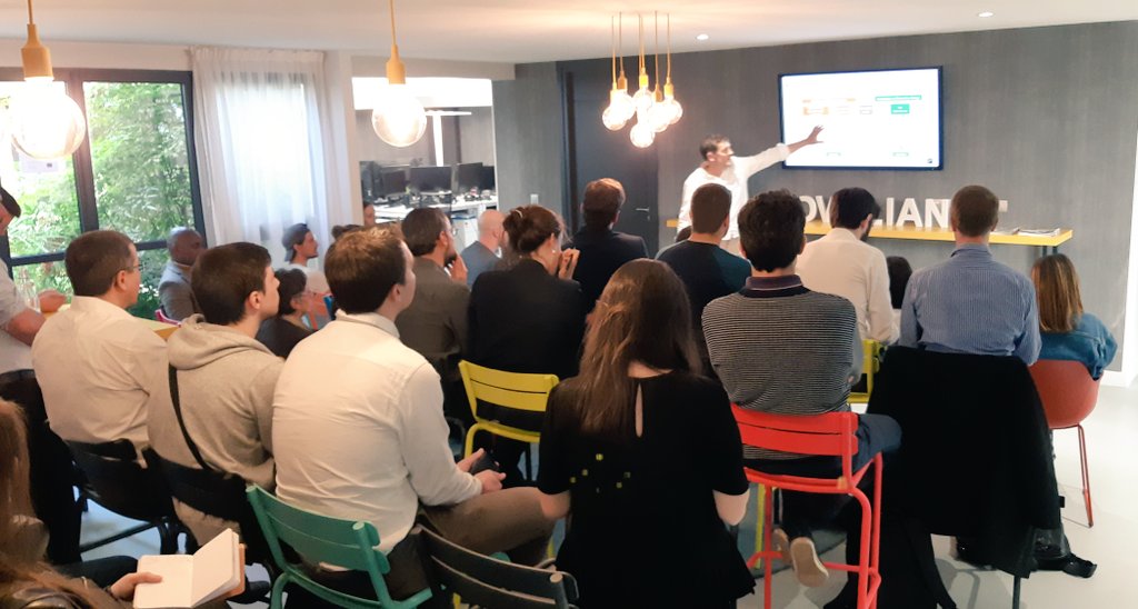 SabrinaSDE's tweet photo. En direct de notre #MeetupNovalian 
1ère partie : Gilles Forest de #Pickle nous parle #GenerativeDesign #BIM #Innovation @Novalian_fr https://t.co/F4zrZoS85h