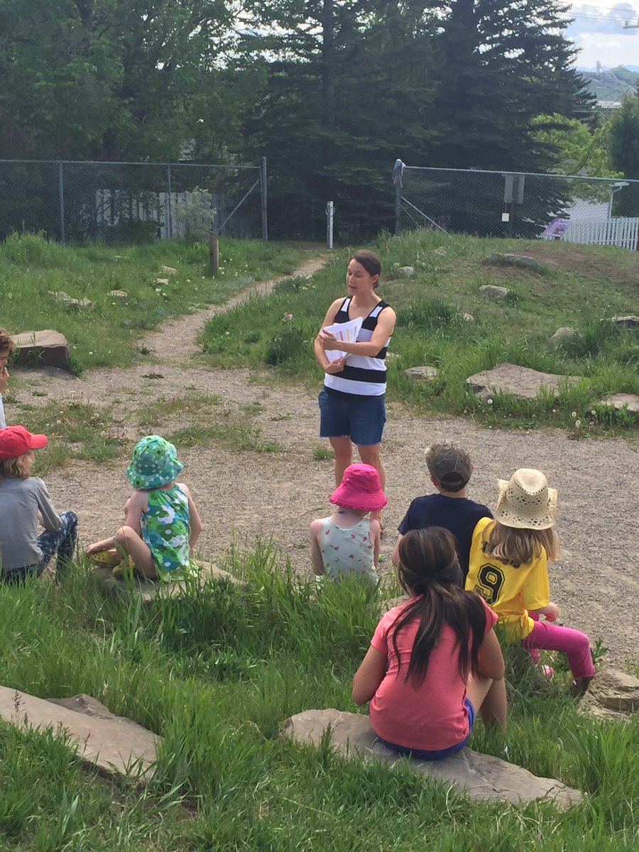FreshAirFriday's tweet photo. A great Sun Circle Kickoff in our natural spaces. @FreshAirFriday #WeAreCBE #outdoorlearning @cpaws https://t.co/ykF2lJ2juB