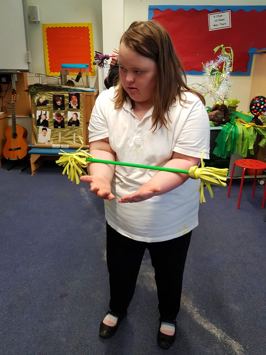 ASNRossHigh's tweet photo. It was too wet for the big top outside but we brought the circus indoors today. Orange class getting to grips with some of the tricks they were taught in circus workshops #TheGreatestShowman #thematicproject #HWB https://t.co/M9421tiZ1s